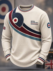 Men's Uk Paul Weller Mod Culture Waffle Long Sleeve T-Shirt