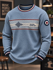 Men's Uk Paul Weller Mod Culture  Waffle Long Sleeve T-Shirt