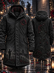 Men's Remembrance Day Lest We Forget Long Coat