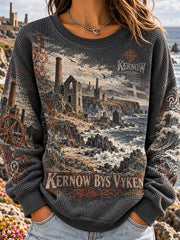 Women’s UK Cornwall Waffle Long-Sleeve Sweatshirt