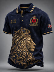 Men's Veteran Remembrance Day Lest We Forget Polo Shirt