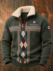 Men's Paul Weller Mod Culture Fleece-Lined Stand-Collar Sweatshirt
