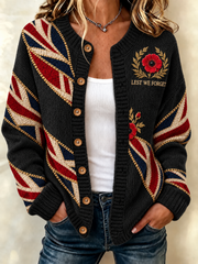 women's Remembrance Day Cardigan