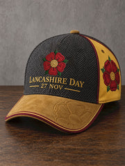 Unisex England Lancashire Day Red Roses Art Printed Hat