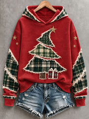 Women's Christmas Tree  Art Hoodie