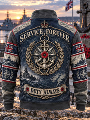Men's Veterans Remembrance Day Composite Fleece Jacket