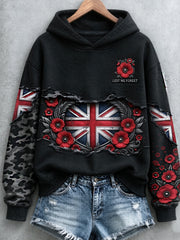 Women's Remembrance Day Lest We Forget  Regular Sweatshirt