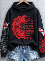Women's Remembrance Day Lest We Forget  Regular Sweatshirt