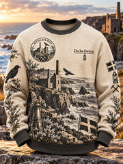 Men's UK Cornwall Waffle Long-Sleeve Sweatshirt