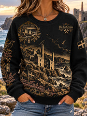Women’s UK Cornwall Waffle Long-Sleeve Sweatshirt