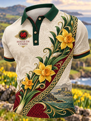 Men's Wales Uk Short Sleeve Shirt