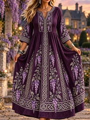 Women's Welsh-Style Print Dress