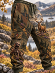 Men's Hunting Season Culture Casual Sweatpants Trousers