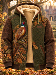 Men's British Hunting Season Fleece-Lined Zipper Hoodie