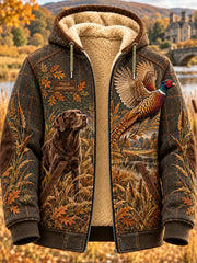 Men's British Hunting Season Fleece-Lined Zipper Hoodie