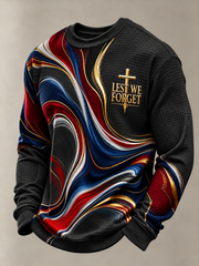 Men's Remembrance Day Waffle Sweatshirt