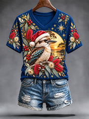 Women's Christmas In Australia Short-Sleeved T-Shirt