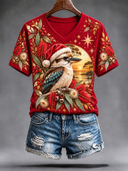 Women's Christmas In Australia Short-Sleeved T-Shirt
