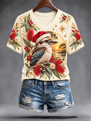 Women's Christmas In Australia Short-Sleeved T-Shirt