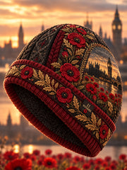 British Veterans – Remembrance Day Warm Cold Knitted Hat