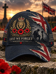 Men’S Veterans Remembrance Day Themed Print Cap