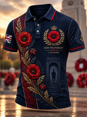 Men's British Veterans – Remembrance Day Short Sleeve Shirt