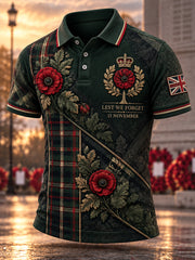 Men's British Veterans – Remembrance Day Short Sleeve Shirt