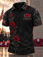 Men's British Veterans – Remembrance Day Short Sleeve Shirt