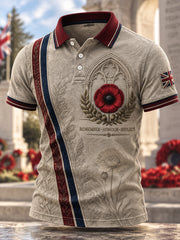 Men's British Veterans – Remembrance Day Short Sleeve Shirt